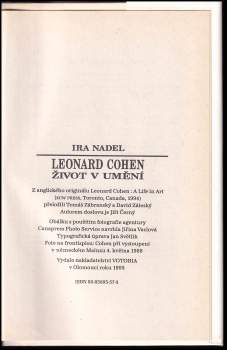 Ira Bruce Nadel: Leonard Cohen