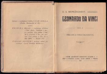 Dmitrij Sergejevič Merežkovskij: Leonardo da Vinci