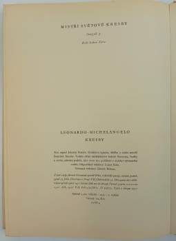 Leonardo: Leonardo - Michelangelo - kresby