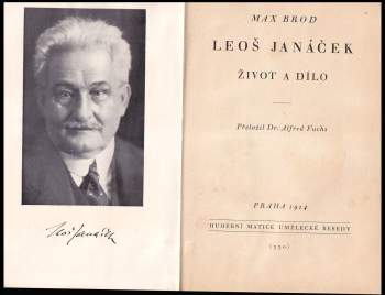 Max Brod: Leoš Janáček