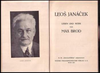 Max Brod: Leoš Janáček