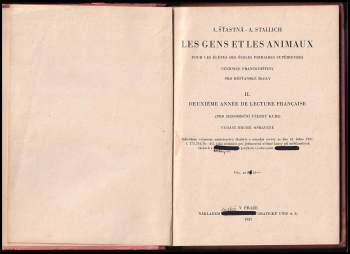 Antonín Stallich: Les gens et les animaux