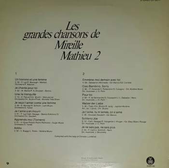 Mireille Mathieu: Les Grandes Chansons De Mireille Mathieu 2