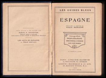 Marcel Monmarché: Les Guides Bleus - Espagne