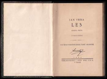 Jan Vrba: Les