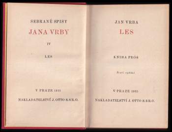 Jan Vrba: Les