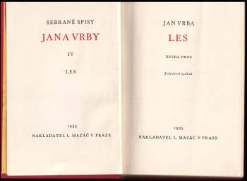 Jan Vrba: Les