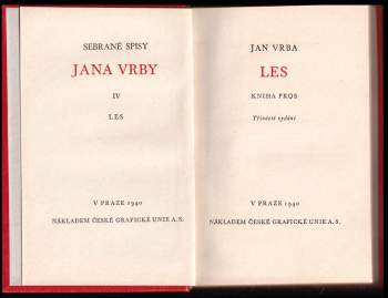 Jan Vrba: Les