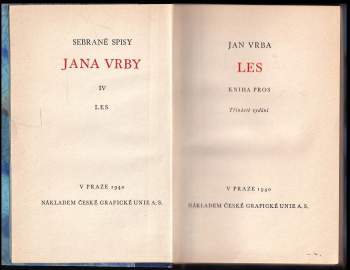 Jan Vrba: Les