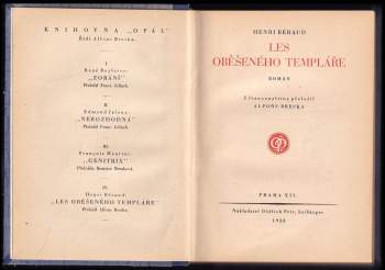 Henri Beraud: Les oběšeného templáře