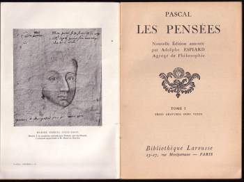 Blaise Pascal: Les Pensées