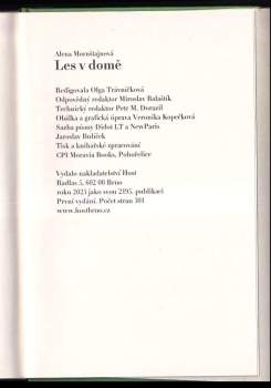 Alena Mornštajnová: Les v domě