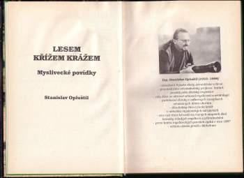 Stanislav Opluštil: Lesem křížem krážem