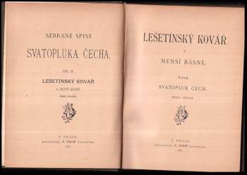 Svatopluk Čech: Lešetínský kovář a menší básně