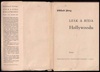 Willibald Yöring: Lesk a bída Hollywoodu