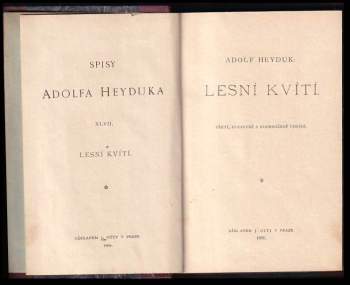 Adolf Heyduk: Lesní kvítí