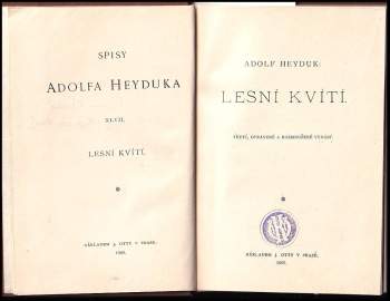 Adolf Heyduk: Lesní kvítí
