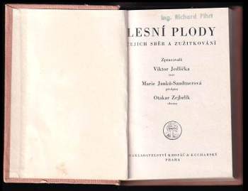 Marie Janků-Sandtnerová: Lesní plody