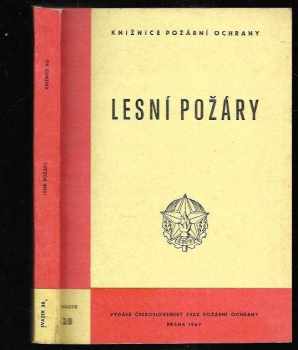 Antonín Kunt: Lesní požáry