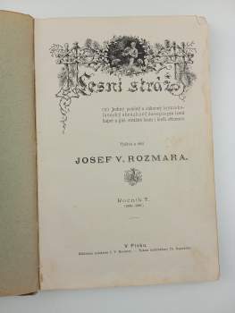 Josef Václav Rozmara: Lesní stráž, KOMPLETNÍ ROČNÍK V.