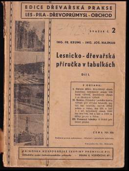 Lesnicko - dřevařská příručka v tabulkách