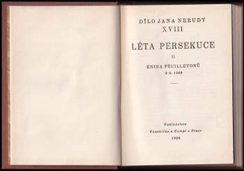 Jan Neruda: Léta persekuce