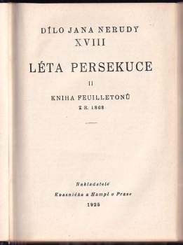 Jan Neruda: Léta persekuce II