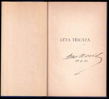 Arne Novák: Léta třicátá