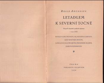 Roald Amundsen: Letadlem k Severní točně