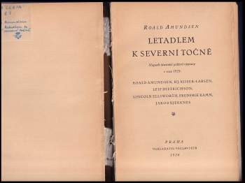 Roald Amundsen: Letadlem k Severní točně