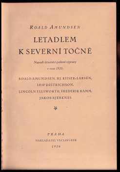 Roald Amundsen: Letadlem k Severní točně