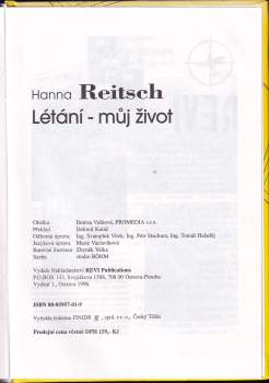 Hanna Reitsch: Létání - můj život