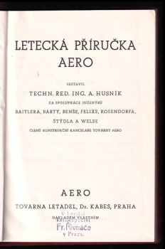 Letecká příručka Aero