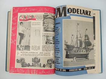 Jiří Smola: Letecký modelář KOMPLETNÍ ROČNÍKY VII. + VIII. + IX. + X. + XI. + polské periodikum MODELARZ, Číslo 1-12 (1960)