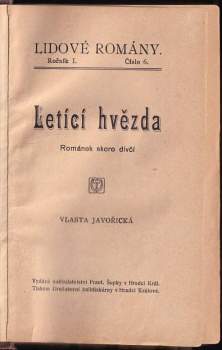 Vlasta Javořická: Letící hvězda