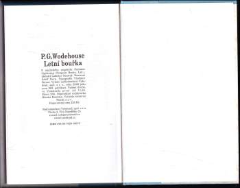 P. G Wodehouse: Letní bouřka