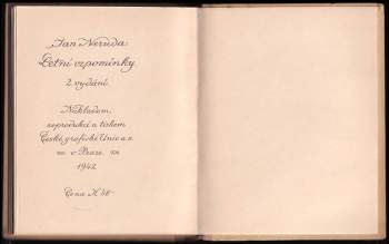 Jan Neruda: Letní vzpomínky