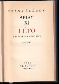 Fráňa Šrámek: Léto