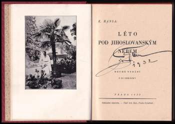 Karel Hansa: Léto pod jihoslovanským nebem