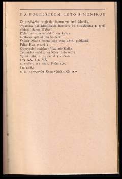 Per Anders Fogelström: Léto s Monikou