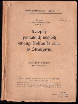 Letopisy památných událostí evangelické křesťanské obce v Stružným