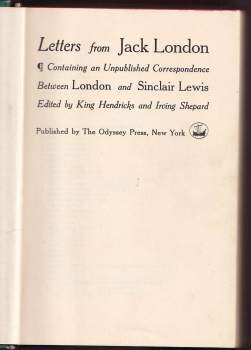Jack London: Letters from Jack London