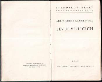 Adria Locke Langley: Lev je v ulicích