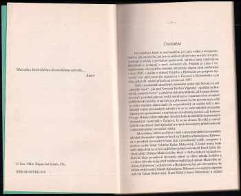 Štěpán Jan Kolafa: Lev Tolstoj a Björnstjerne Björnson ve slovenském národně obranném zápase proti maďarizaci na sklonku 19. a počátku 20. století