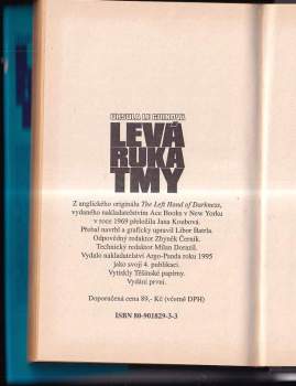 Ursula K Le Guin: Levá ruka tmy