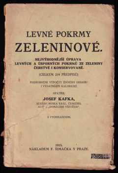 Levné pokrmy zeleninové