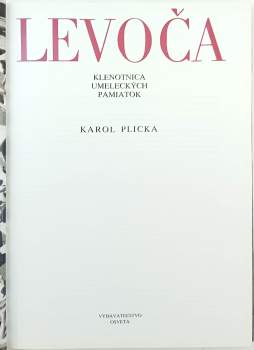 Karel Plicka: Levoča