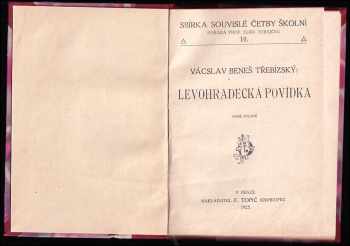 Václav Beneš-Třebízský: Levohradecká povídka