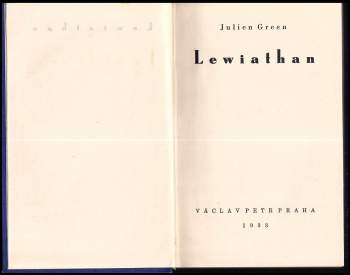 Julien Green: Lewiathan