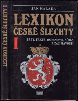 Jan Halada: Lexikon české šlechty